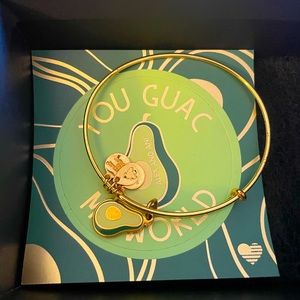 NEW Avocado Alex and Ani gold bracelet